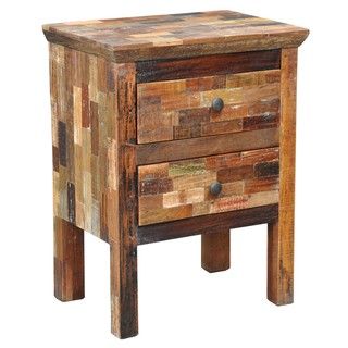 Puzz Two Drawer Side Table