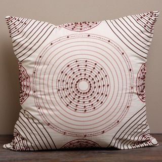 Art Nouveau Beaded Cushion Cover (India)