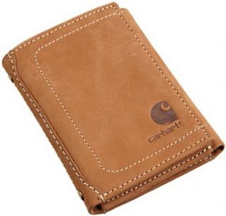 Carhartt Mens Trifold Wallet,Tan,One Size Clothing