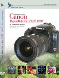 Canon Digital Rebel XTi Camera DVD Video Manual
