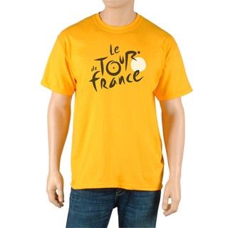 Le Tour de France Mens Poster Yellow Cotton Official T Shirt