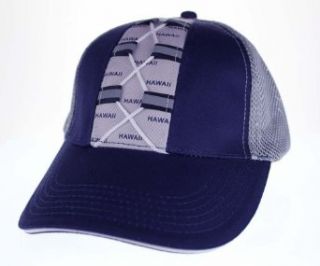 Shoe Lace Low Profile Structured fitted mesh cap, Navy