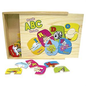 Puzzle ABC bois 52 pièces   Achat / Vente PUZZLE Puzzle ABC bois 52