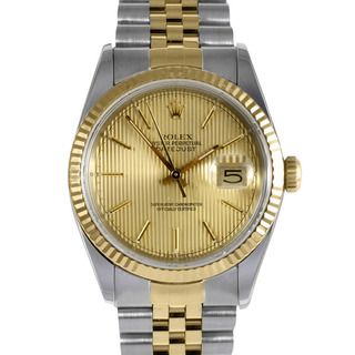 Pre owned Rolex Mens Two tone Steel Datejust Watch