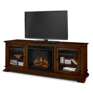 Real Flame Espresso Hudson Electric Fireplace