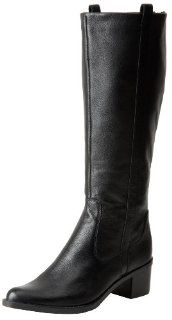  Calvin Klein Womens Haydee Waxy Tumbled Leather Boot: Shoes