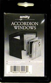 Amity Wallet Insert 12 Window (6 Pack) Clothing