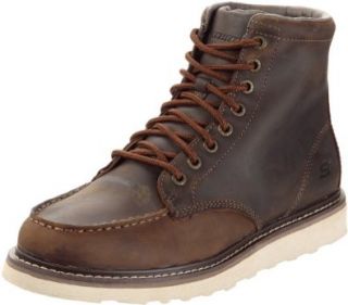 Skechers Mens Arranged Kael Lace Up Boot Shoes