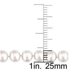 Silver FW 5 6 mm Pearl Necklace (18 or 20 inch)