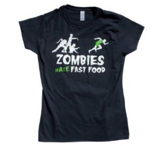 Rocket Factory Zombies Hate Fast Food Ladies t shirt