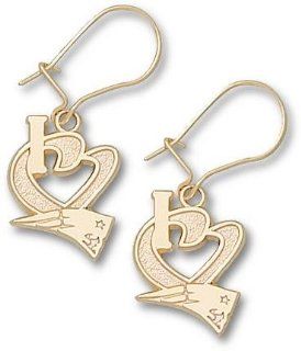 New England Patriots 1/2 I Heart Logo Dangle Earrings