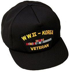 WWII Korea Veteran Ballcap Clothing