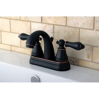 English Classic Two tone Oil Rubbed Bronze Bathroom Faucet