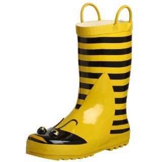  Western Chief Womens Bee Rain Rubber Boot,Yellow,5 M: Shoes