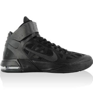 AIR MAX FLY BY BASKETBALL SHOES 8 (BLACK/VARSITY PURPLE/WHITE) Shoes