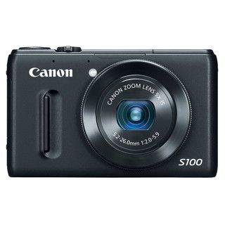 Canon PowerShot S100 12.1MP Black Digital Camera