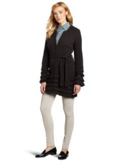 Laundry Womens Sweater Coat with Scarf: Clothing