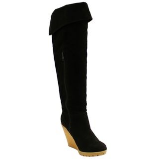 Toi et Moi Womens Alaina Knee high Wedge Boots