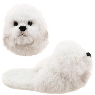 Bichon Frise Animal Slippers for Women Onesize: Shoes