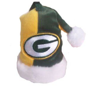 Santa Hat Holiday Ornament   Green Bay Packers: Sports