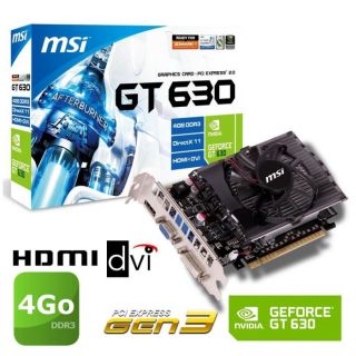 MSI GT630 4Go DDR3   Achat / Vente CARTE GRAPHIQUE MSI GT630 4Go DDR3