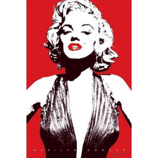 Poster Marilyn Monroe Red (Maxi 61 x 91.5cm)   Achat / Vente TABLEAU