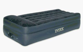 Intex Pillow Rest Raised Twin Size Inflatable Air Bed with
