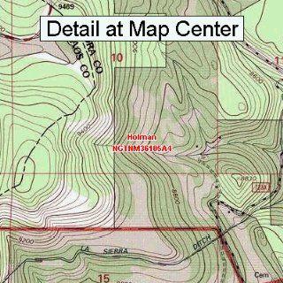 USGS Topographic Quadrangle Map   Holman, New Mexico