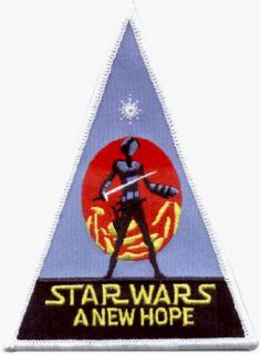 Star Wars   A New Hope Triangle Logo   Embroidered Iron On