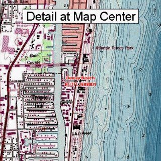 USGS Topographic Quadrangle Map   Delray Beach, Florida
