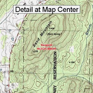 USGS Topographic Quadrangle Map   Ringgold, Georgia