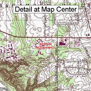 USGS Topographic Quadrangle Map   Northfield, Ohio (Folded