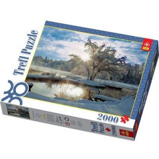 Puzzle 2000 pièces   Neige sur le lac   Achat / Vente PUZZLE Puzzle