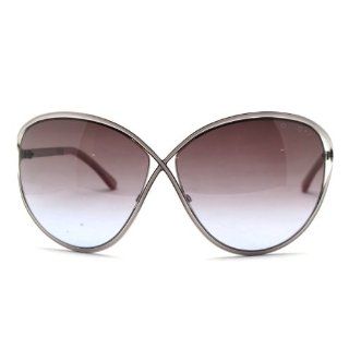  Tom Ford Sienna Oversized Sunglasses Silver FT0178 72Z Shoes