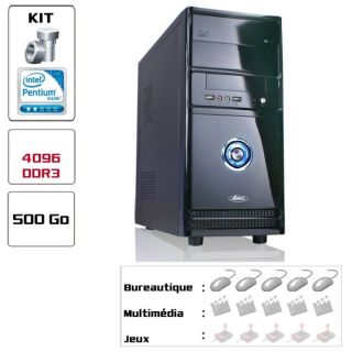 PC Kit Bureautique 500Go 4Go   Contient  Intel® Pentium® G850