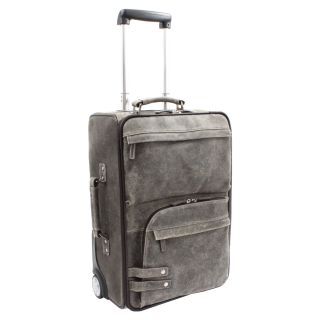 Collection Distressed Leather 21 inch Carry on Upright