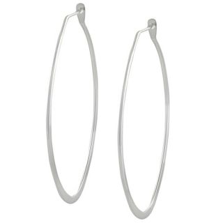 Tressa Sterling Silver 46 mm Flat Oval Hoop Earrings Today: $22.99 4.3