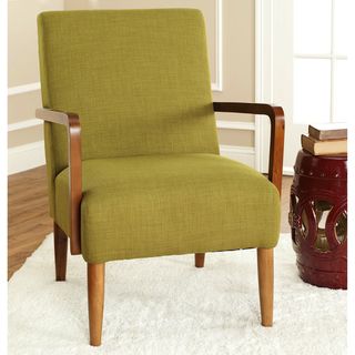 Safavieh Retro Green Linen Blend Club Chair