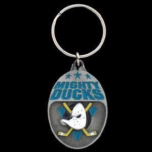 Pewter Team Key Ring   Mighty Ducks: Sports & Outdoors