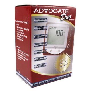 Advocate Duo 2 in 1 Blood Glucose and Blood Pressure Monitor