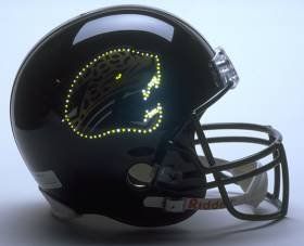 Jacksonville Jaguars Fiber Optic Full Size Replica Helmet