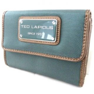 Wallet wallet Ted Lapidus pine green. Clothing