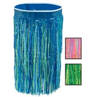 4 Ply Plastic Hula Skirts (asstd colors) Party Accessory