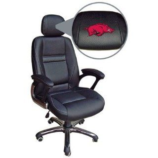 NCAA Arkansas Razorbacks Leather Office Chair Sports