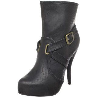 Liliana Womens Joyas 28 Boot,Black,7 M US: Shoes