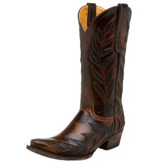 Womens L120 16 Muchas Hojas Cowboy Boot,Polar Black,7 M US Shoes