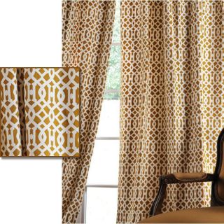 Nairobi Desert Printed Cotton 120 inch Curtain Panel