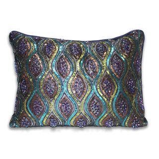 Marlo Lorenz Fabiana Sequins 16 inch Decorative Pillow