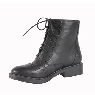 Jacobies by Beston Womens WX 1 Combat Ankle Boots