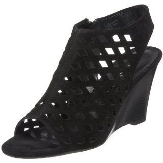 Sarto Womens Gala Slingback Sandal,Black Kid Suede,5 M US Shoes